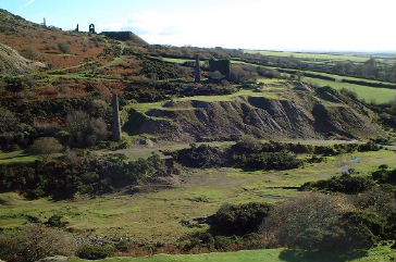The lower section of the Seaton Valley mine workings