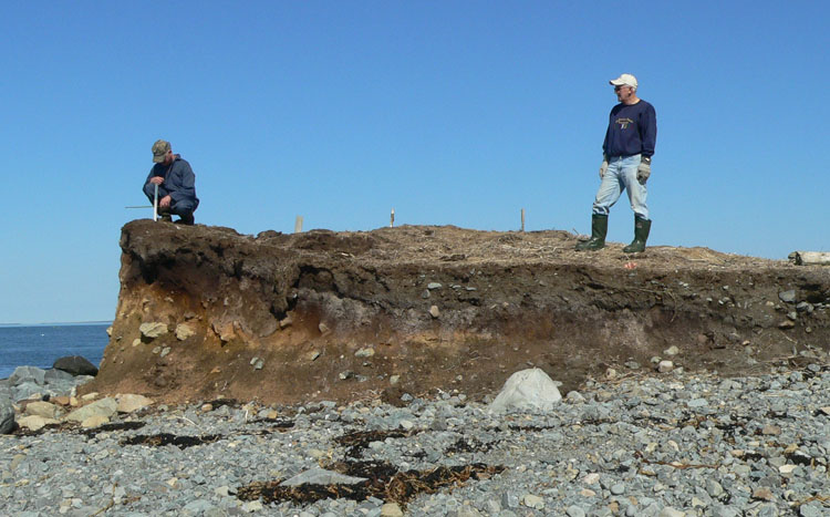 Soil Erosion - a problem on The Brothers - N. Brother, April 17, 2008