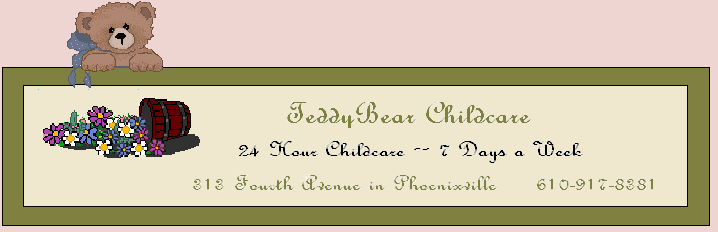 TeddyBear Childcare Business Logo