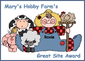 Go to: Mary's Hobby Farm
