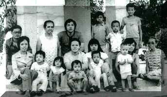 Family Picture. Photo taken at Tacloban City Plaza.