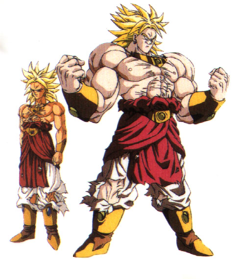 Brolly uit een Dragonball Z film