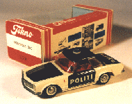 Tekno nr. 932 Mercedes-Benz 280 Politi i moderne vinduesæske fra sidst i 60erne.