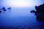 Isola di Capri-Veduta in Lontananza dei Faraglioni