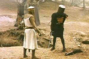 Black Knight with 1 arm