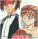 [Mariko and Sanosuke's MHS wedding.]