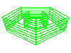 3D roterende pentagon