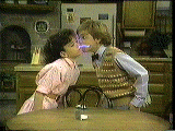 Chip kisses Vicki