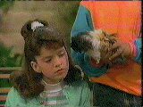 Vicki and a hamster