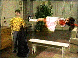 Jamie levitates Vicki