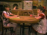 Paula's speech therapy session
