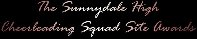 The Sunnydale High Cheerleading Squad Awards