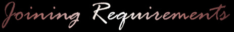 Joining Requirements