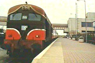 Dublin Train at Rosslare Harbour Station