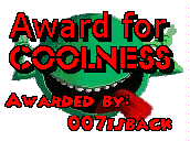 007isback award for
coolness!