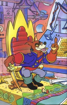 [The following five images are from the storybook rendition of 
'Captains Outrageous':]