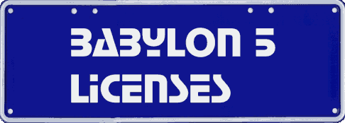 Babylon 5 License Plates