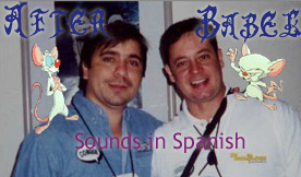 Frank and Orlando at the Conque 2000, with two very special friends.