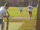 Summer net practice at Gordon's school