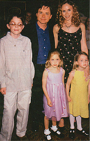 Mike and his family in June 2001