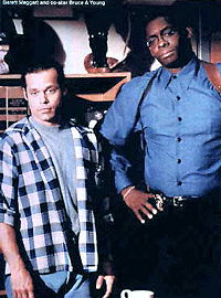 Blair Sandburg and Captain Simon Banks