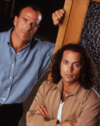 Richard Burgi and Garett Maggart