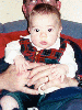 Christmas David on Daddy's Lap