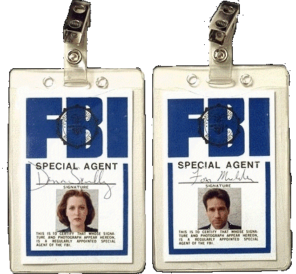Scully&Mulder's badges