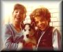Con un husky