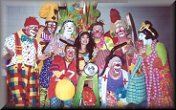 Con los payasos del Ringling Bros Circus