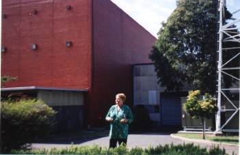 Val in the grounds of 'Wentworth'
