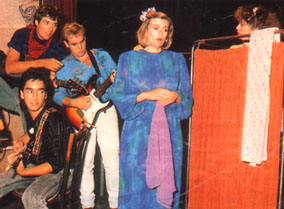 Fiona with other members of the Home And Away cast