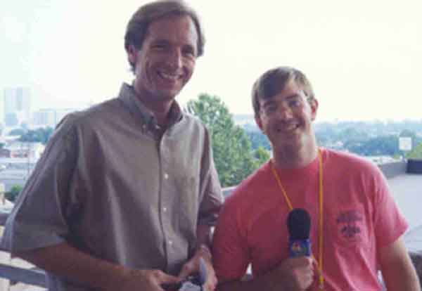 Jim Hanchett and I at the 1996 Summer Olympics