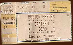 Boston Garden, Boston MA, Sept. 22, 1991