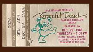 December 29, 1988 at Oakland Coliseum Arena