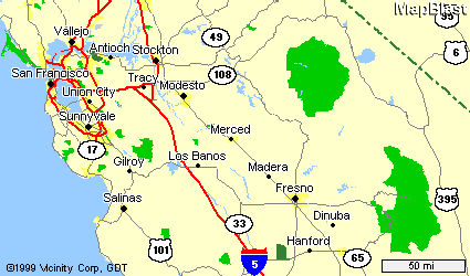 Merced California Map - Mercedmap