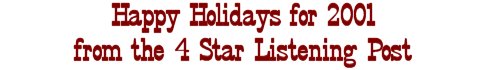 4 Star Listening Post Banner