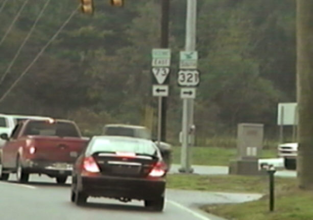 US 321 South at Tennessee 73