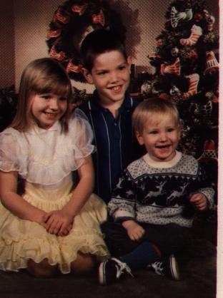 All the kids getting their picture taken in 1988.