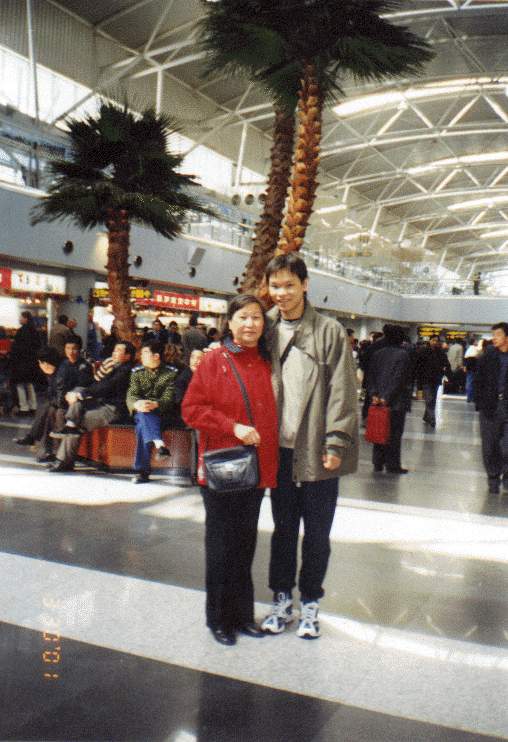 when I left China in March, 2001