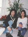 Arlyn and Margie at our condo in North Vancouver.