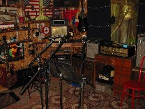 in studio