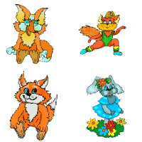More Colorful Critters