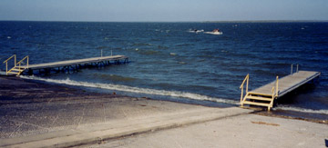 Lanuch ramp near dam