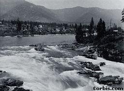 Thompson Falls circa 1863