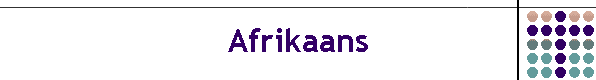 Afrikaans