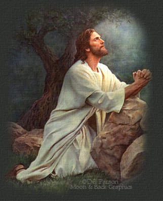 Jesus in the garden