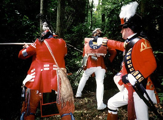 23rd Foot with Native Guide