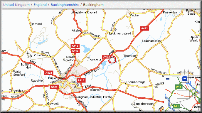 Road Map of Foscote