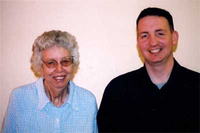 Kevin and Grandma Shupe